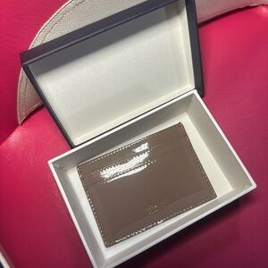 Malone Souliers Cool Brown Patent Leather Cardholder